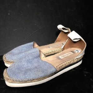Sea by Chloe blue denim jean espadrille sandal 7.5